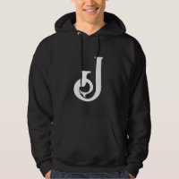 Veste à capuchon à col J