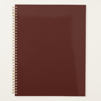 Caput mortuum (solid colour) planner