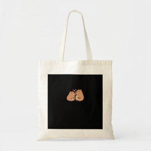 Capy Better Together Cute Animal Design  Tote Bag
