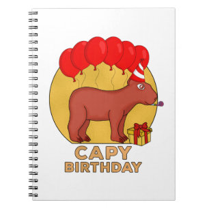 Capy Birthday Notebook