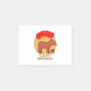 Capy Birthday Post-it Notes