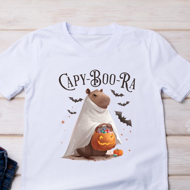 Capy-Boo-Ra Capybara Halloween Funny T-Shirt (Creator Uploaded)