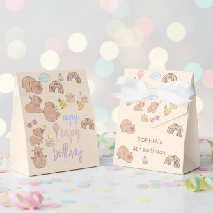 Capy capy birthday favor box