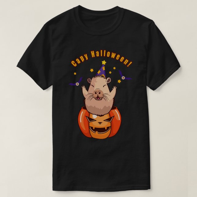 Capy Halloween T-Shirt (Design Front)