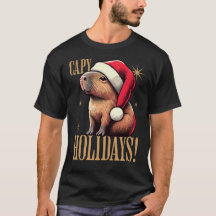 Capy Holidays – Festive Capybara with Santa Hat