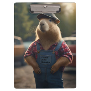 Capy The Mechanic Auto Repairs,  Clipboard