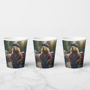 Capy The Mechanic Auto Repairs, Paper Cups