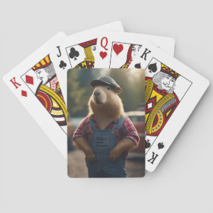 Capy The Mechanic Auto Repairs,  Playing Cards
