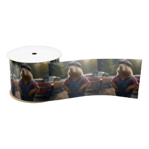 Capy The Mechanic Auto Repairs,  Satin Ribbon