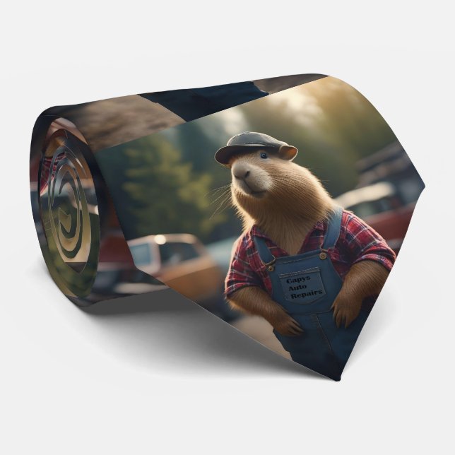 Capy The Mechanic Auto Repairs,  Tie (Rolled)