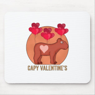 Capy Valentine's Mouse Pad