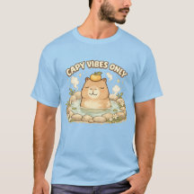 Capy Vibes Only Cute Kawaii Capybara