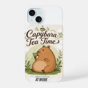 Capybara à l'heure du thé Capybara mignon buvant