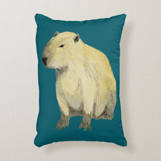 Capybara Accent Pillow (Front(Vertical))