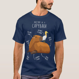 Capybara Anatomy 2 T-Shirt
