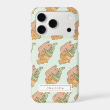 capybara and match taiyaki ice-cream pattern