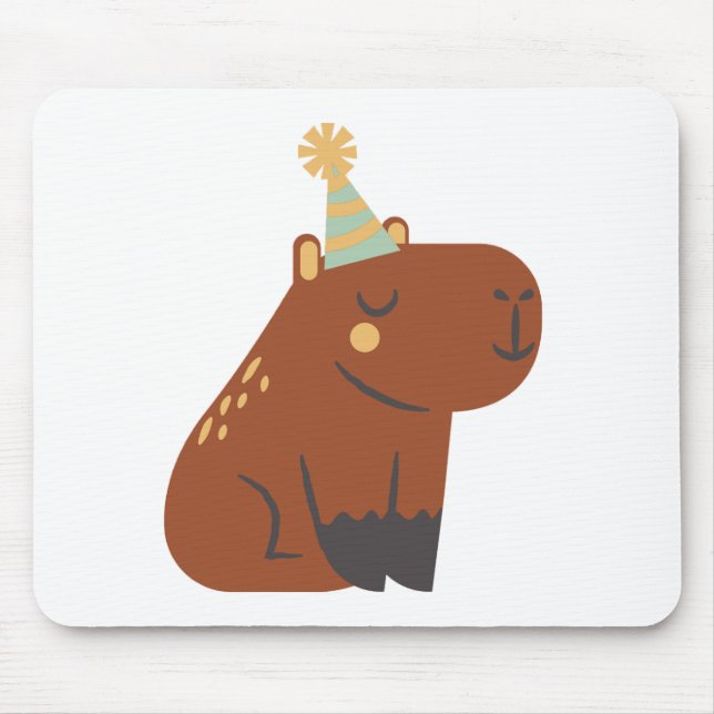 Capybara Animal Mousepad (Front)