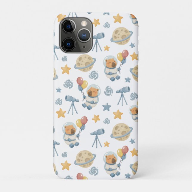 Capybara Astronaut Pattern  Case-Mate iPhone Case (Back)