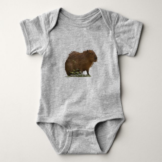 Capybara Baby Bodysuit (Front)