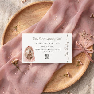 Capybara Baby Shower • Registry Card