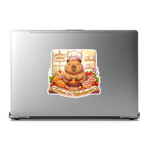 Capybara Bakery Stickers – Cute Kawaii Capybara 