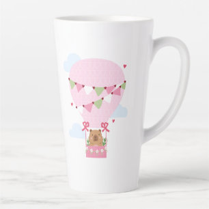Capybara Birthday Party Kids Watch Latte Mug