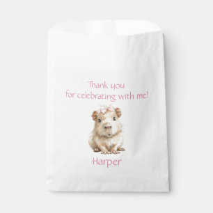 Capybara Birthday Thank You Favour Bag