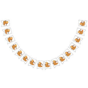 Capybara Bunting Banner   Cute Animal Themed Party