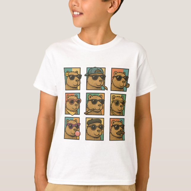 Capybara Calm Crew T-Shirt (Front)