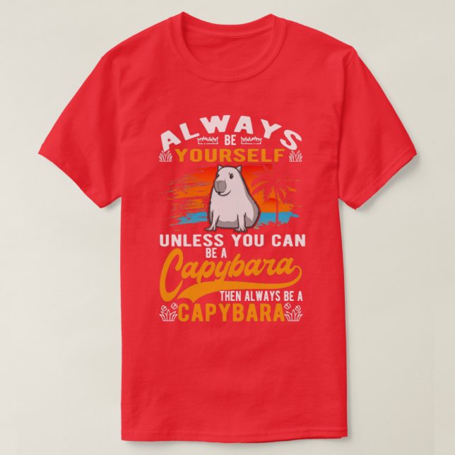 Capybara Capibara  30  T-Shirt (Design Front)