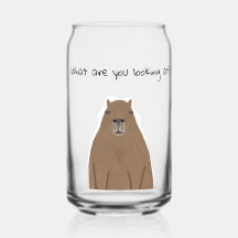 Capybara ce que vous regardez Drinkware Set