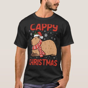 Capybara Christmas Co. Cute Capybara Cappy Christm T-Shirt