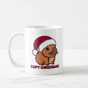 Capybara Christmas Coffee Mug