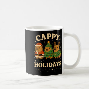 Capybara Christmas Shirt, Funny Capy Holidays Coffee Mug