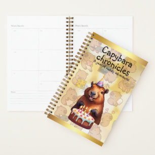 Capybara Chronicles: A Year of Cuddly Adventures Planner