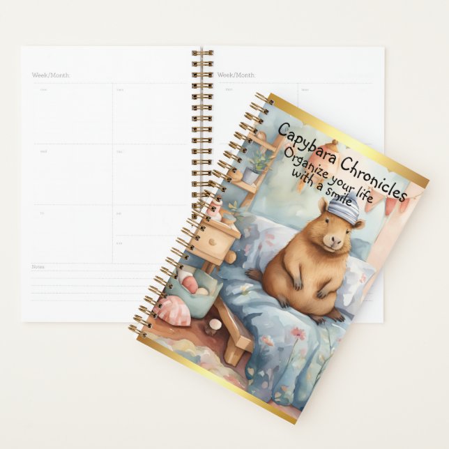 Capybara Chronicles: Organize Your Life with a Smi (Devant avec enveloppe)