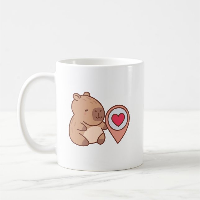 Capybara Coffee Mug (Left)