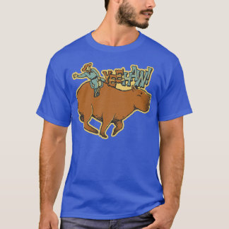 Capybara Cowboy Yee Haw by Tobe Fonseca T-Shirt
