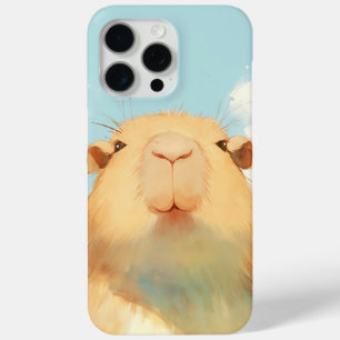 Capybara Cute Face iPhone 15 Pro Max Case