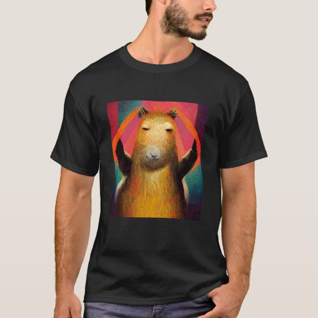 Capybara Dancing Capibara Dance Dancer T-Shirt (Front)