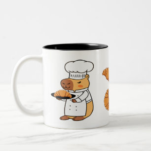 Capybara et Croissant Mug Petit-déjeuner buffet
