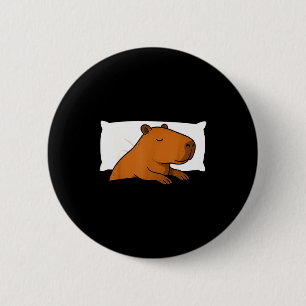 Capybara Favorite Sleepshirt Sleeng Pajamas Boys G 2 Inch Round Button