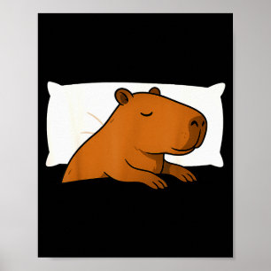 Capybara Favorite Sleepshirt Sleeng Pajamas Boys G Poster