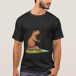 Capybara Fishing T-Shirt