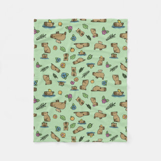 Capybara Fleece Blanket