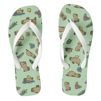 Capybara Flip Flops