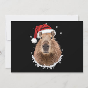 Capybara Funny Christmas  Holiday Card