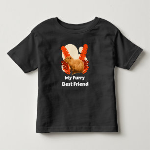 Capybara Furry Best Friend Tropical Animal Toddler T-shirt