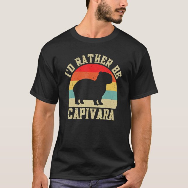 Capybara Giant Rodent For Capivara 4 T-Shirt (Front)