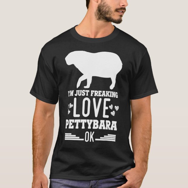 Capybara Giant Rodent For Pettybara   T-Shirt (Front)